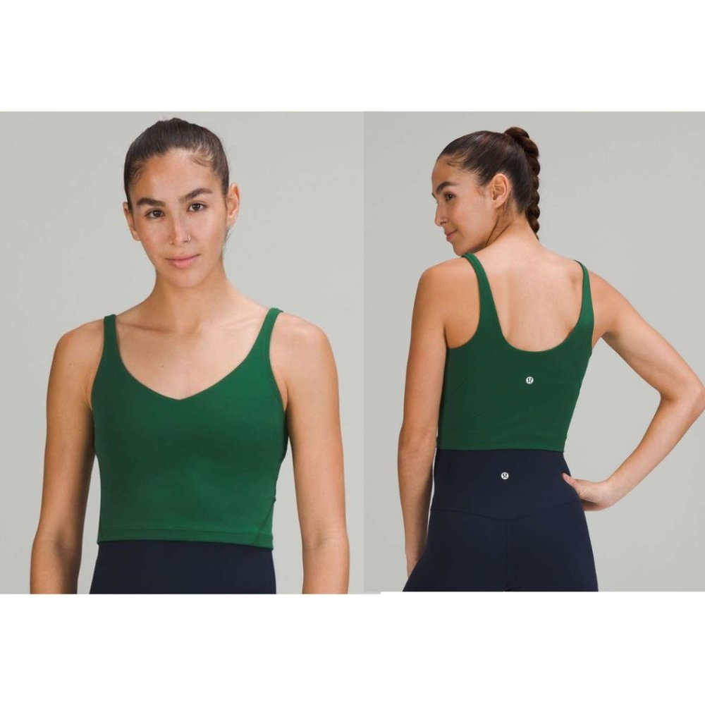 lululemon athletica Green Tank Top